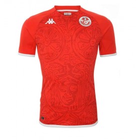 Herren Fußballbekleidung Tunesien Heimtrikot WM 2022 Kurzarm